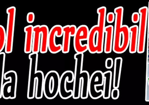 VIDEO / Gol incredibil la hochei!