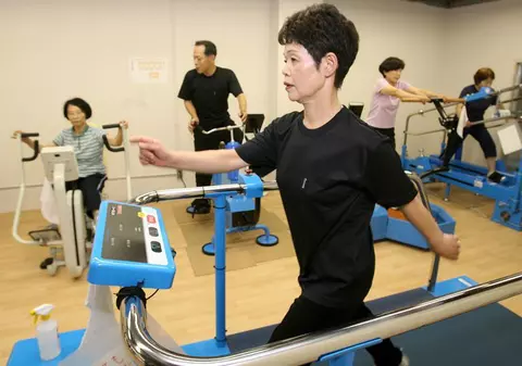 Au apărut sălile de fitness pentru pensionari