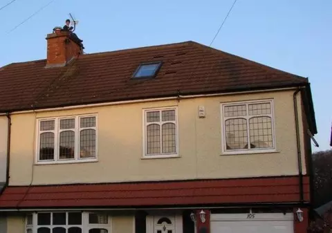 A rămas blocat în hornul casei