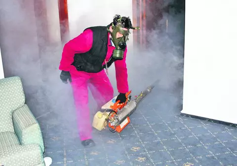 Aşa au dezinfectat hotelul «virusat»