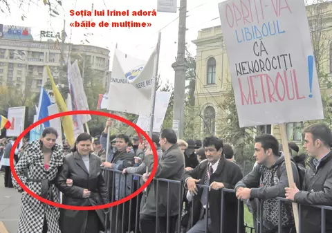 Columbeanca, la plimbare printre grevişti