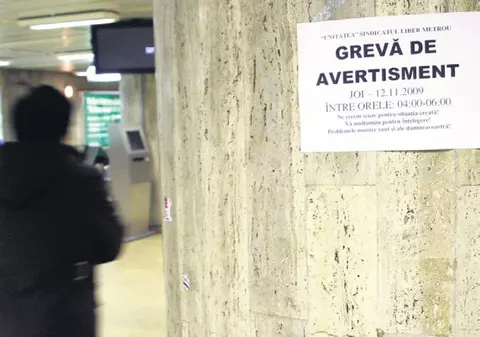 Metrourile, blocate timp de o oră