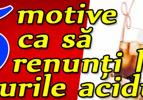 5 motive ca să renunţi la sucurile acidulate
