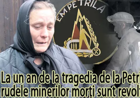 Rudele minerilor morţi la Petrila: «Cine va plăti?» 