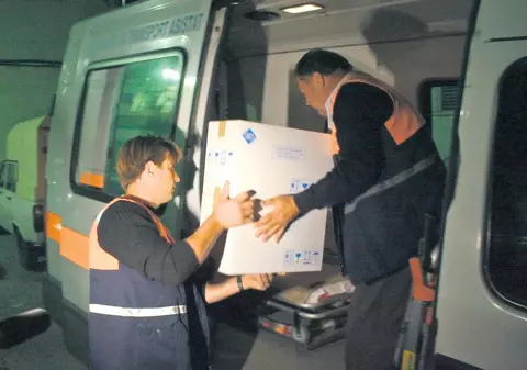 Paza militarizată pentru vaccinul împotriva gripei porcine