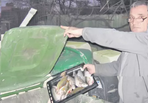 A găsit viermi în peşte