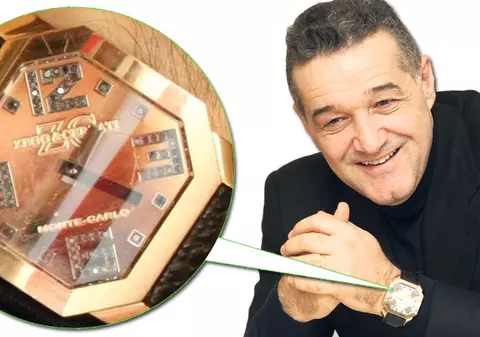 Gigi Becali ţine la mână o comoară