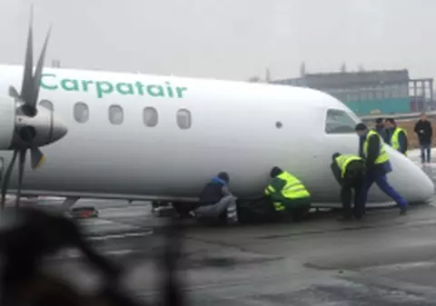 Un avion a ieşit de pe pista Aeroportului Iaşi