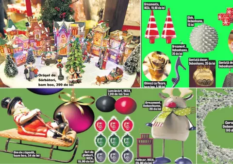 Decorează de Sărbători cu ornamente strălucitoare