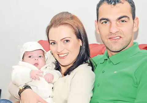 Mihăiţă Pleşan şi soţia sa au petrecut primul Crăciun cu fiul lor