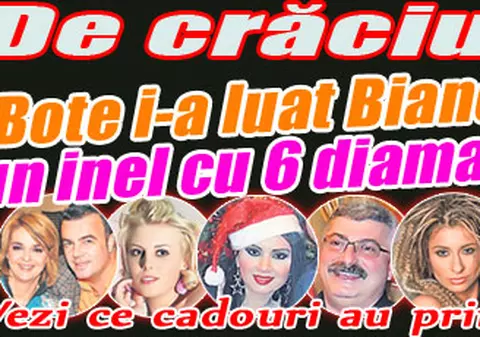 Bote şi-a copleşit iubita cu diamante