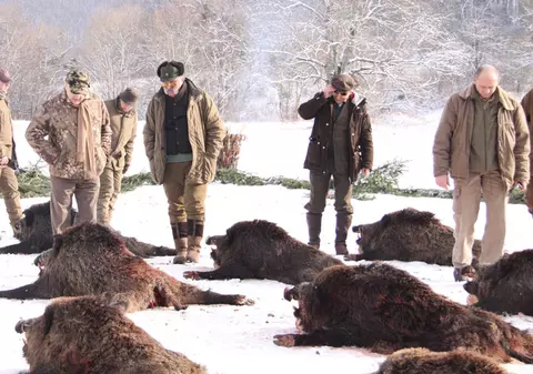 Ion Țiriac se pregăteşte de oaspeţi pentru vânătoarea de la Balc