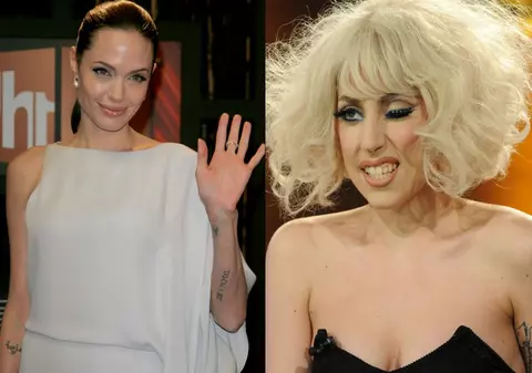 Angelina Jolie l-a înşelat pe Brad Pitt cu Lady GaGa