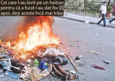 L-au ars de viu pentru că a furat