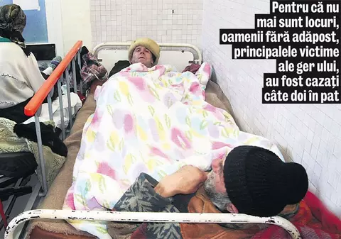 Adunaţi din canale, îngrămădiţi în spital
