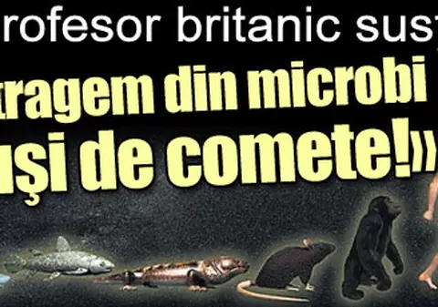Un profesor britanic susţine că: «Ne tragem din microbi aduşi de comete!»