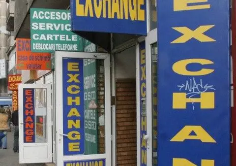 Jaf la o casă de schimb valutar din Arad