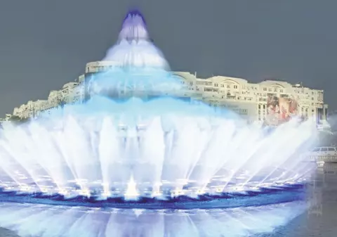 Ploaie de lumini la Unirea