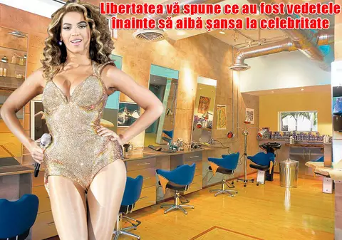 Beyonce a măturat părul în coafor