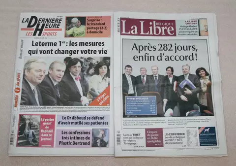 Ziarul "La Dernière Heure" a apărut în format 3D