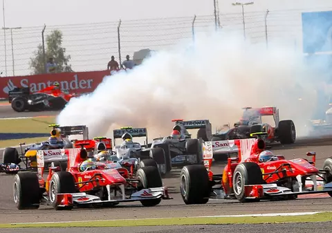 "Dublă" Ferrari în Bahrain. Schumacher doar locul 6