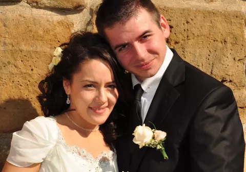 Oana Ban a plâns de emoţie la nuntă