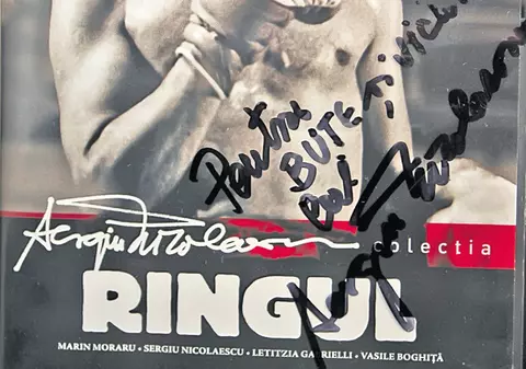 Sergiu Nicolaescu i-a făcut o dedicaţie lui Bute