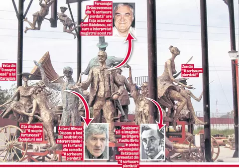 Uite ce statui vor fi puse în faţa Teatrului Naţional