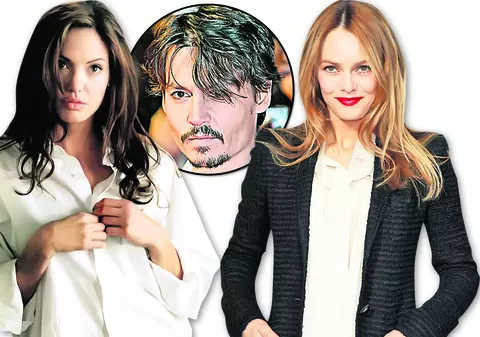 Angelina, îndrăgostită de iubita lui Johnny Depp