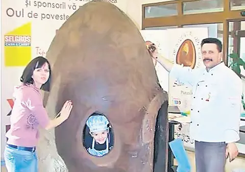 A făcut un ou de Paşte gigant