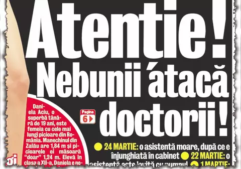 Încă un pacient a vrut să-i bată pe medici