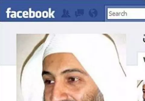 Facebook a dezactivat  contul lui Osama ben Laden