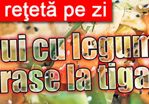 O reţetă pe zi / Pui cu legume trase la tigaie