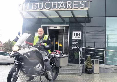 Din Germania până în România, pe motor