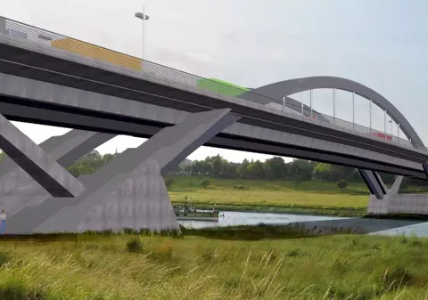Construcţia podului din Dresda, peste Elba, oprită din cauza unui castor