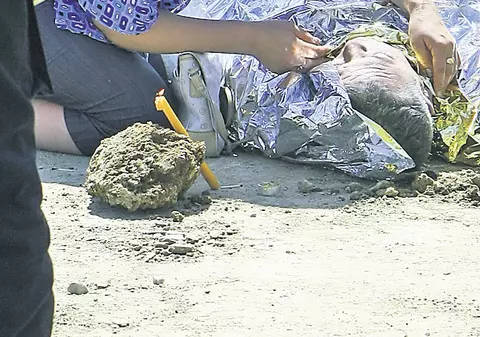 A murit după ce un mal de pământ s-a surpat peste el