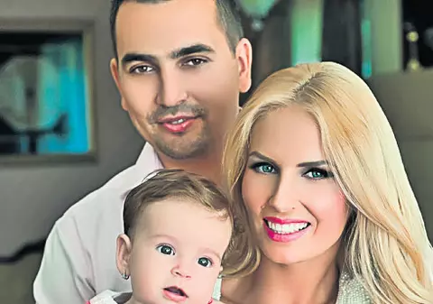 Lucian, soţul Andreei Bănică, circ la petrecerea fetiţei sale