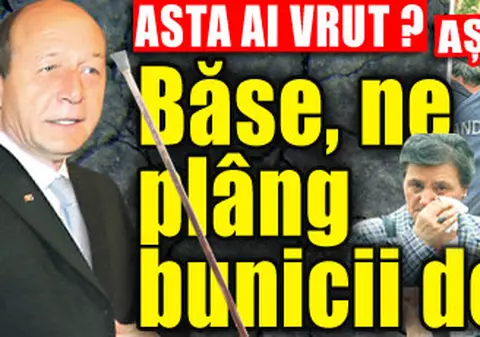 Pensionarii au ieşit în stradă, într-un miting al disperării: «Mai bine ne omorâţi!»