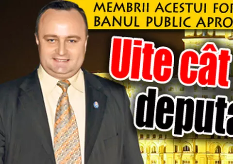 Uite cât ne-au costat deputaţii în martie!