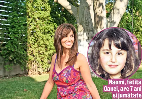 Oana Cuzino mai vrea un copil: «Mi-ar plăcea să-i fac un frăţior sau o surioară lui Naomi»