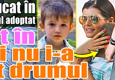 Monica Columbeanu s-a jucat în Herăstrău cu micuţul adoptat