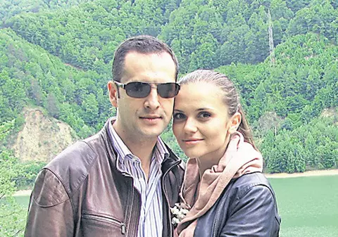Mădălin Ionescu, cu iubita la Sighişoara