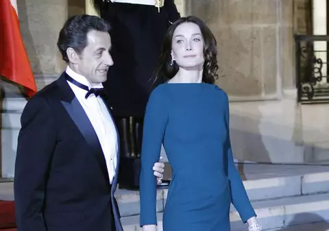 Nicolas Sarkozy a supravegheat filmările la care a participat Carla Bruni