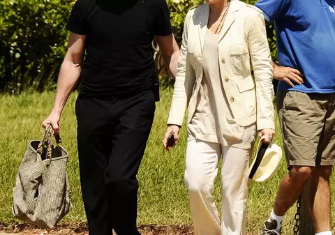 Madonna nu se desparte niciodată de bucătarul ei