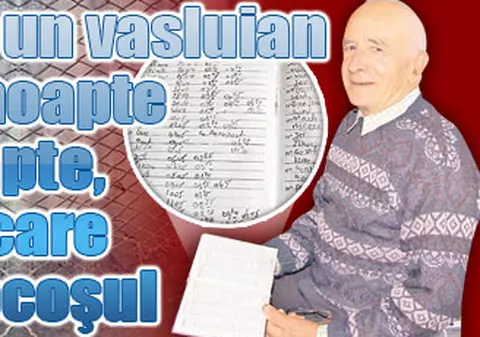 Timp de un an, un vasluian a notat, noapte de noapte, ora la care cânta cocoşul