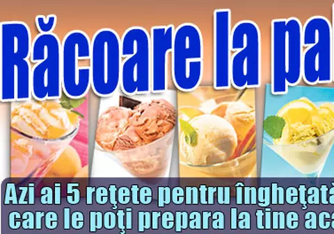 Azi ai 5 reţete pentru îngheţată pe care le poţi prepara la tine acasă - Răcoare la pahar