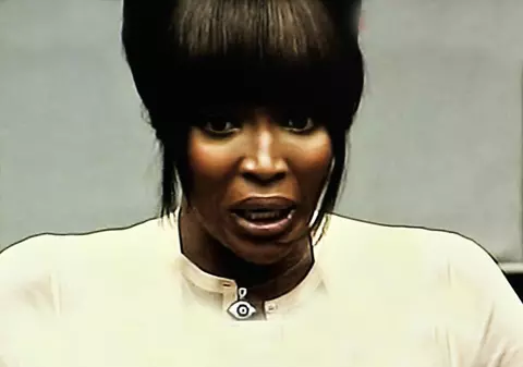 Naomi Campbell a predat poliţiei diamantele primite de la Charles Taylor