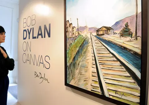 Bob Dylan expune 48 de tablouri în cel mai mare muzeu din Danemarca