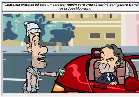 "Marca" regretă denigrarea românilor în desenul animat cu Mourinho şi Guardiola