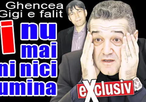 Exclusiv / Gigi Becali nu mai are bani nici să-şi achite lumina